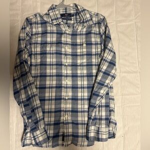 Vineyard Vines Flannel Men's SLIM FIT Longshore Button Down Blue Plaid XS